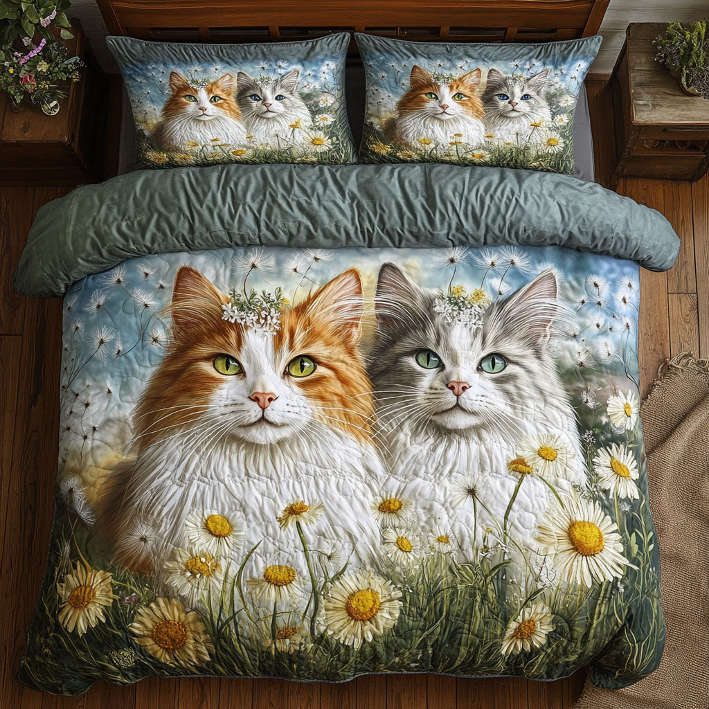 Long Hair Cats WT1403065CL Duvet Cover Set