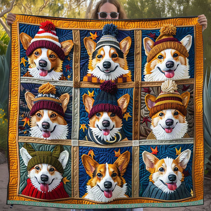 Cute Corgi WJ1209005CL Quilt
