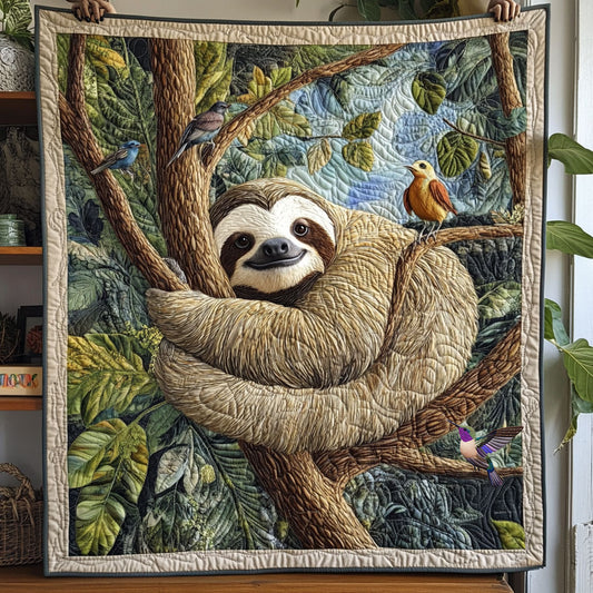 Sloth Smile WX1610028CL Quilt