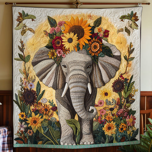 Stunning Elephant WX1712036CL Quilt