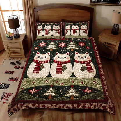 Christmas Snowmeow WJ1811033CL Duvet Cover Set