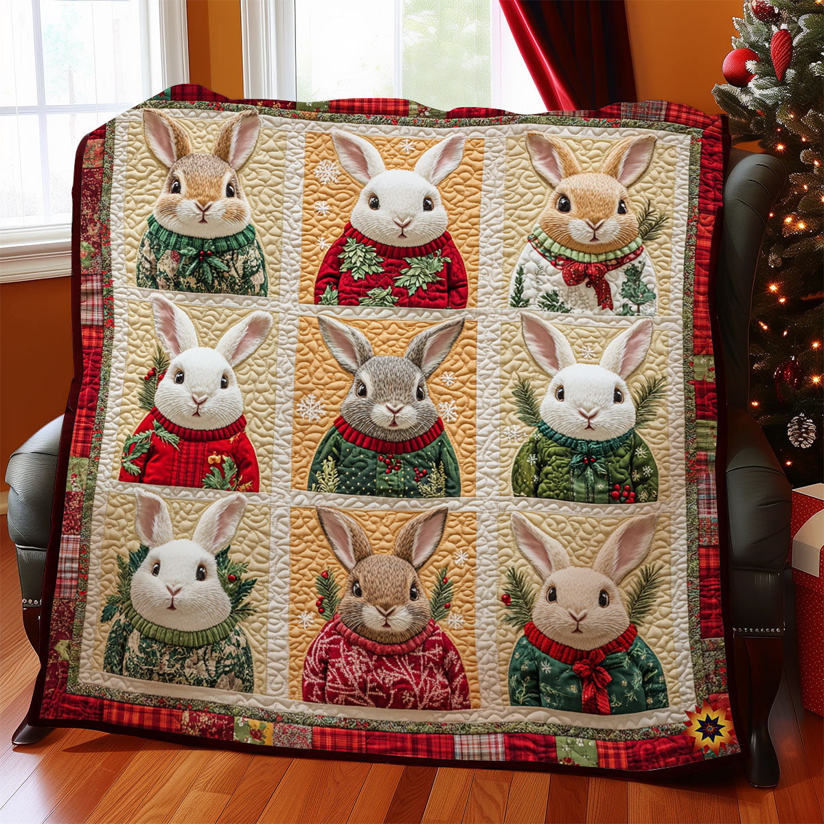 Winter Rabbit WY1411018CL Quilt