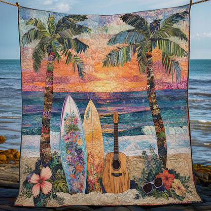 Surfing Sunset WY1302004CL Quilt