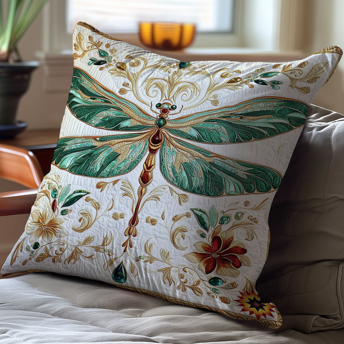 Dragonfly WY0412085CL Quilt Pillow Case