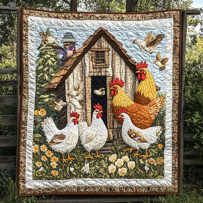 Chicken Farm WX2610007CL Quilt