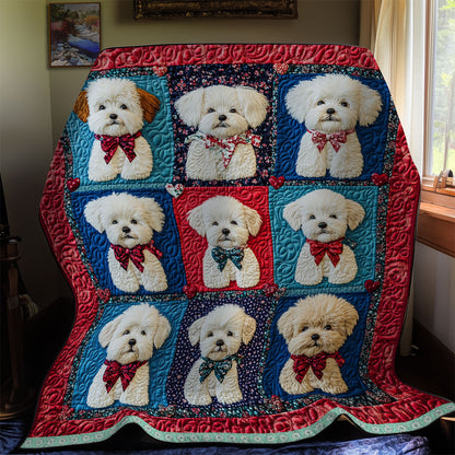 Bichon Frise Cute WX0512001CL Quilt