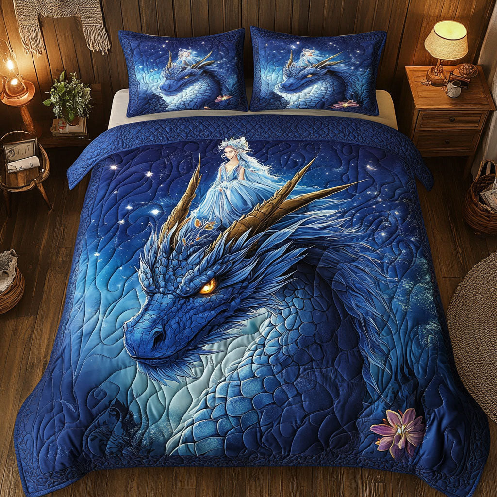 Dragon Blue Snow WT1202004CL Duvet Cover Set
