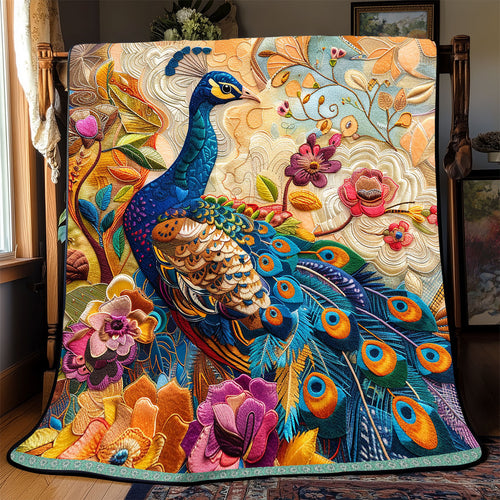 Fancy Peacock WP0609018CL Quilt