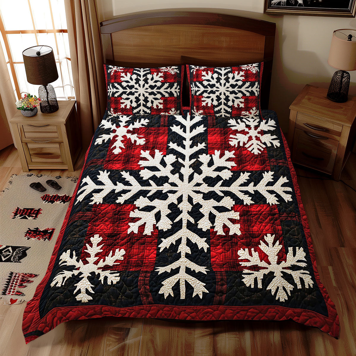 Christmas Snowflake WJ1411033CL Duvet Cover Set