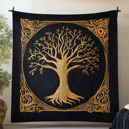 Golden Tree Of Life WP1312010CL Quilt