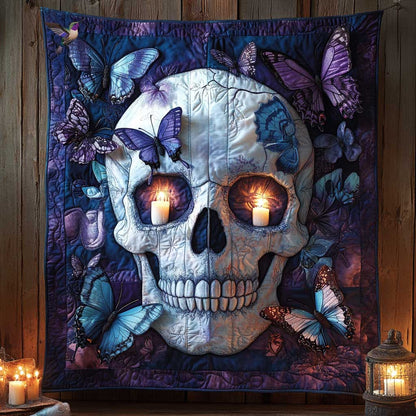 Skull Of Butterflies WN2410011CL Quilt