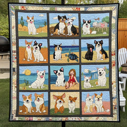 Beach Dog Love WN1010082CL Quilt