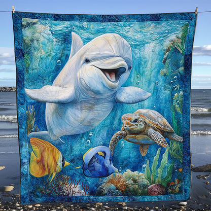 Ocean Life WY1411004CL Quilt