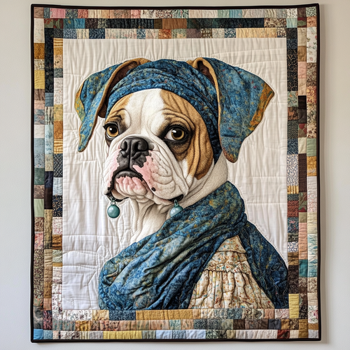 Bulldog's Pearly Gaze WN2509036CL Quilt