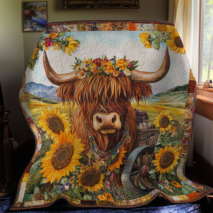 Highland Bull WY2311005CL Quilt
