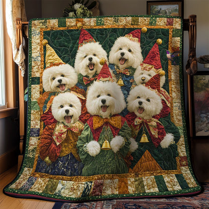 Bichon Frise Carnival WN0711088CL Quilt