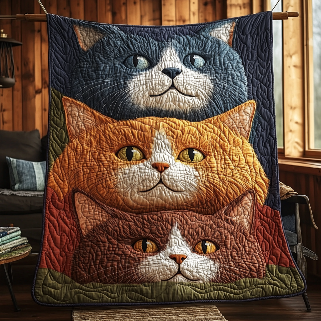 Cozy Kitten Pile CP0605035CL Quilt