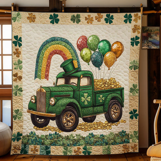 Lucky Green Truck WN2712016CL Quilt