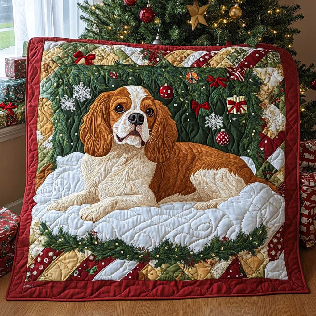 Christmas Cavalier WP0310013CL Quilt