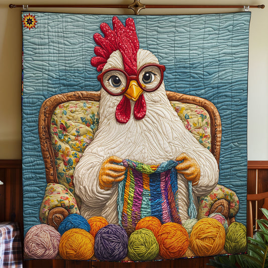 Knitting Chicken WY1911092CL Quilt