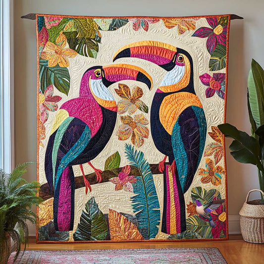 Enchanted Toucan Blossoms WN0511010CL Quilt