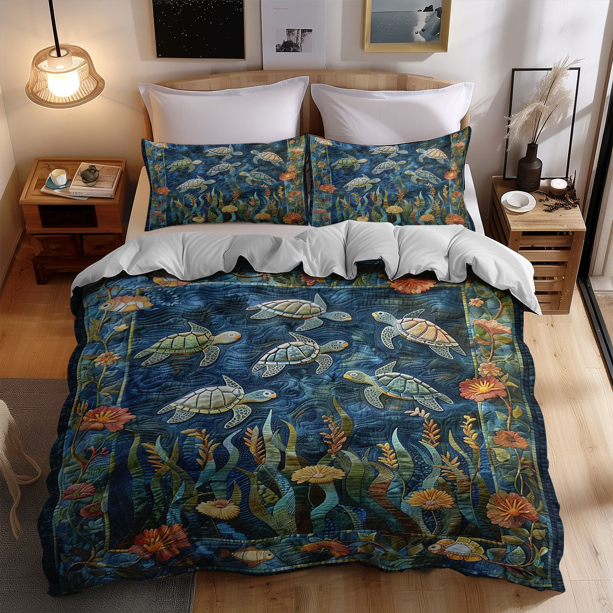 Sea Turtle WJ1209034CL Duvet Cover Set