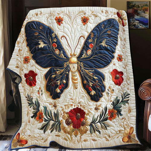 Midnight Butterfly WY3112026CL Quilt