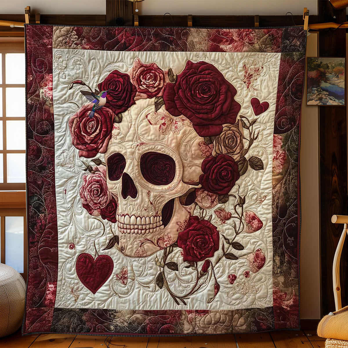 Skull Of Eternal Love WN0412001CL Quilt