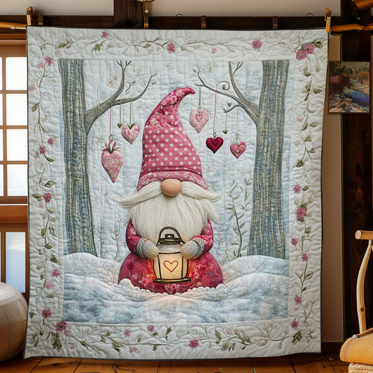 Valentine Gnome Glow WN2512010CL Quilt