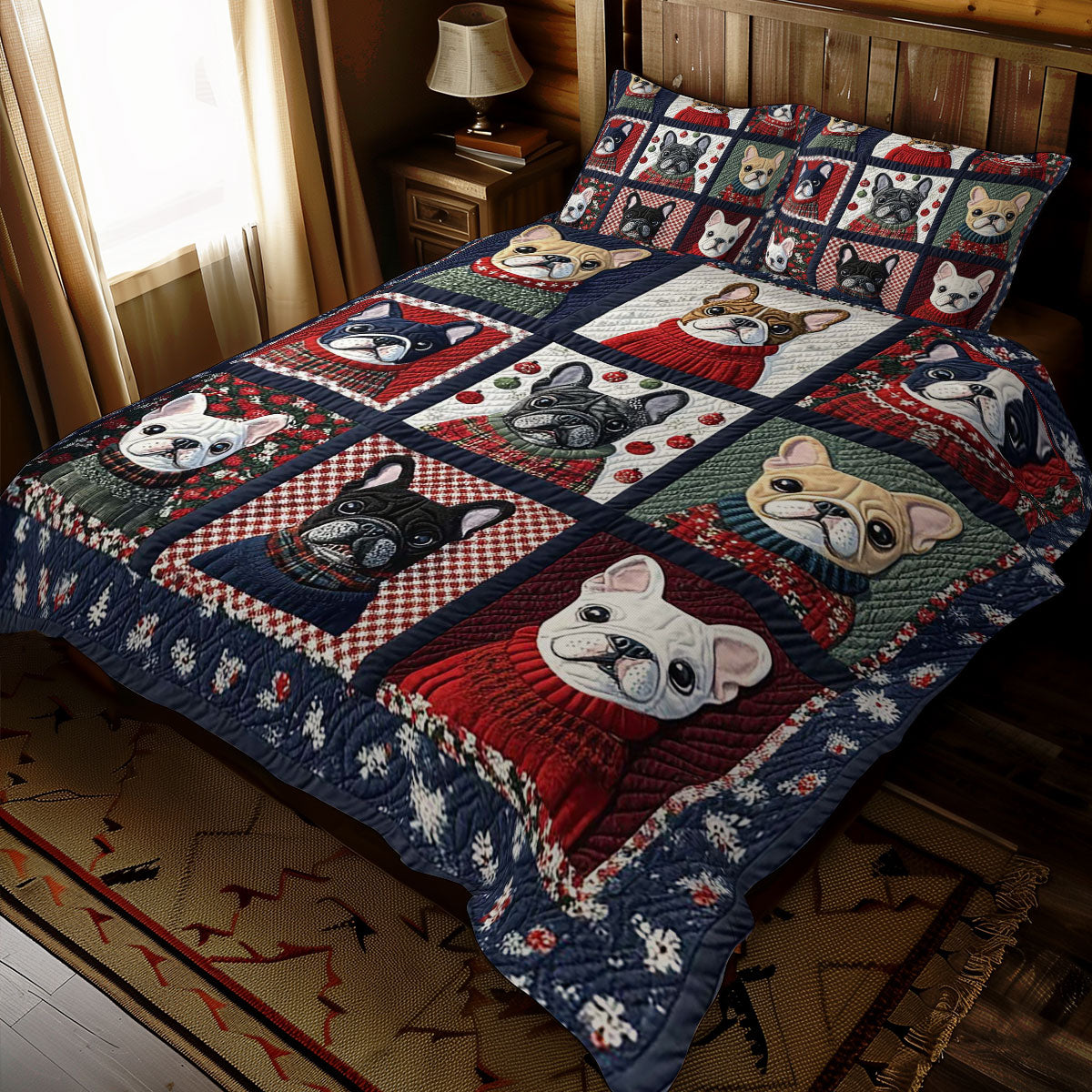 French Bulldog WJ0310028CL Duvet Cover Set
