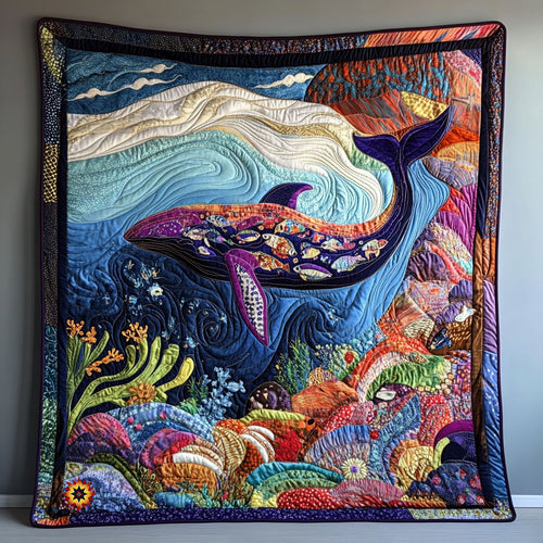 Whale Under Sea WX0612032CL Quilt