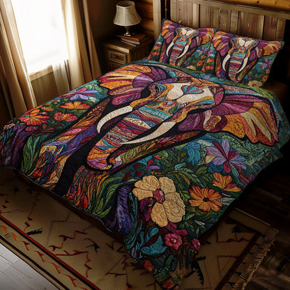 Patchwork Elephant WJ1211032CL Duvet Cover Set