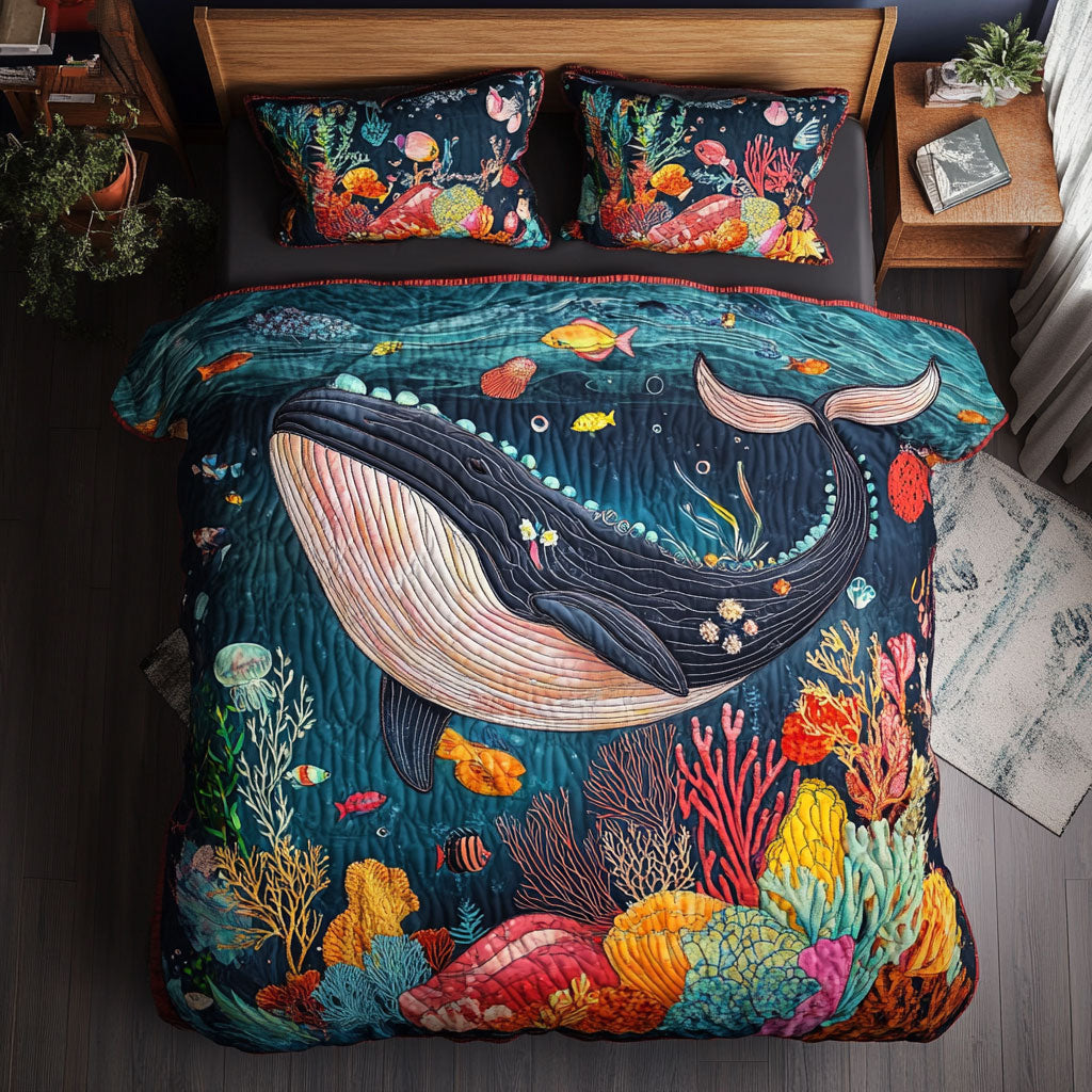 Sea Whale CP1806031CL Duvet Cover Set