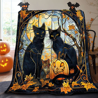 Wicked Halloween Cat WP0909023CL Quilt