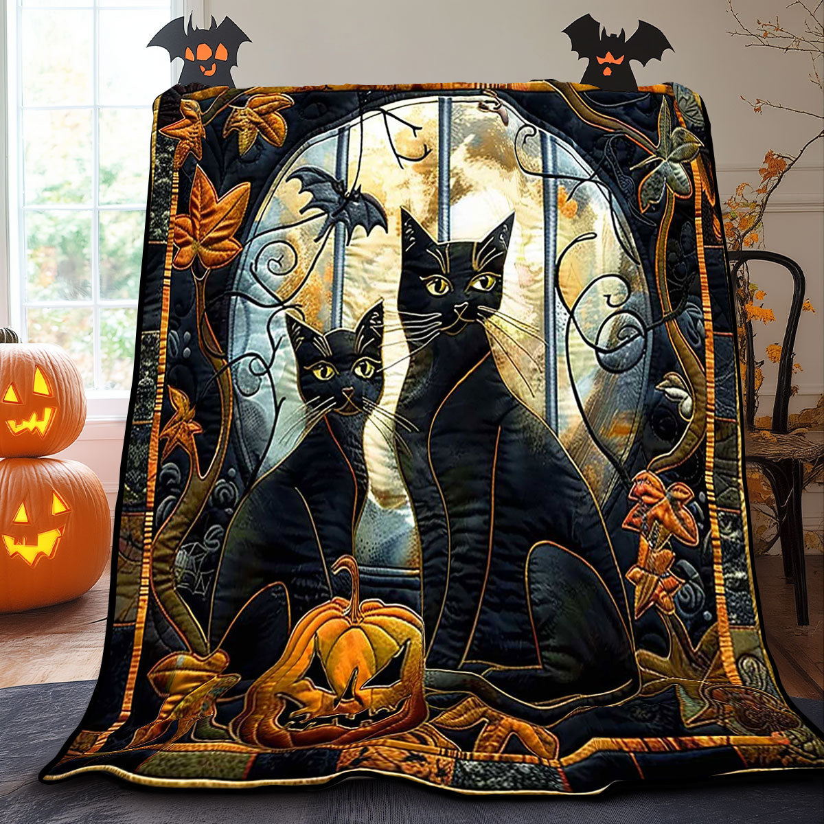 Witch Assistance Halloween WP0909024CL Quilt
