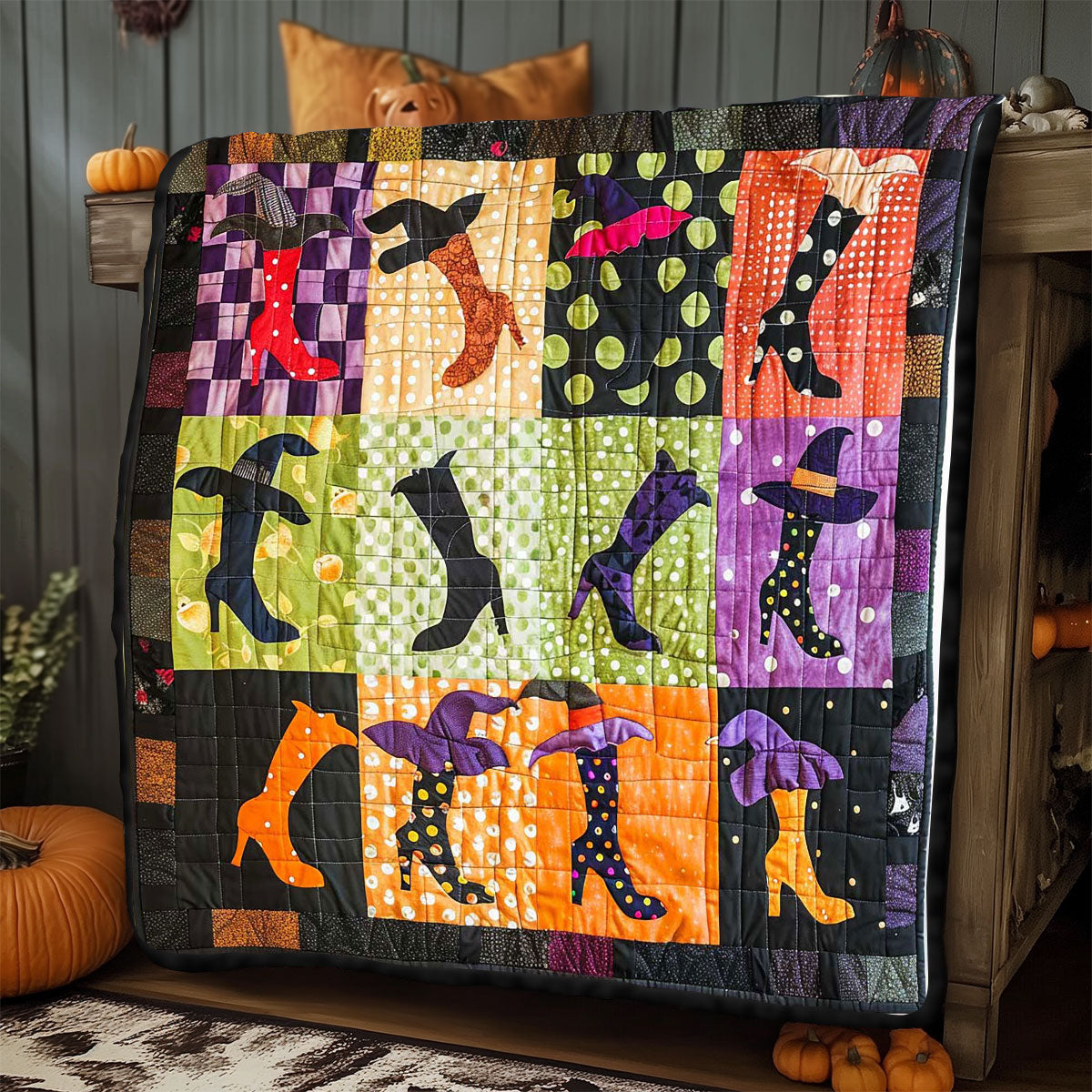 Wicked Style Halloween WP1308037CL Quilt