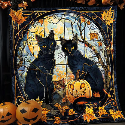 Wicked Halloween Cat WP0909023CL Quilt