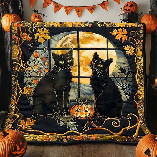 Halloween Black Cat WP0909026CL Quilt