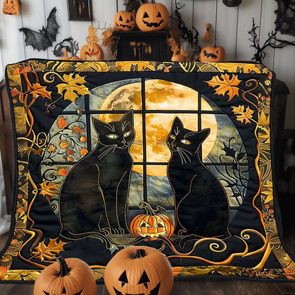 Halloween Black Cat WP0909026CL Quilt