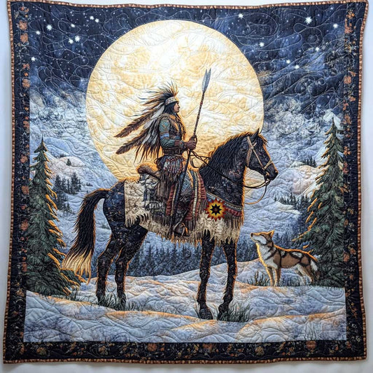 Native American Tribe Man WP1311012CL Quilt