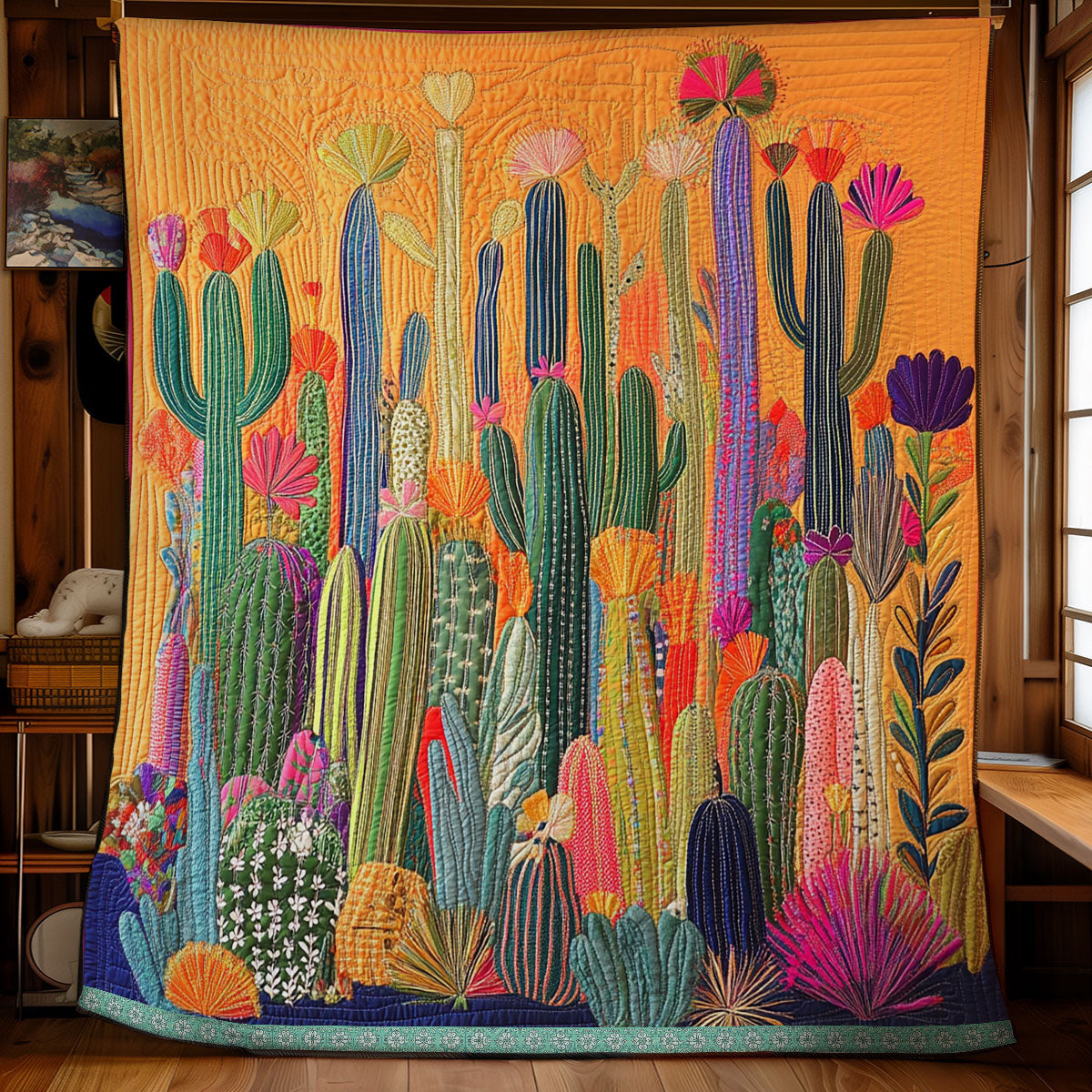 Cactus Colorful WX2011004CL Quilt