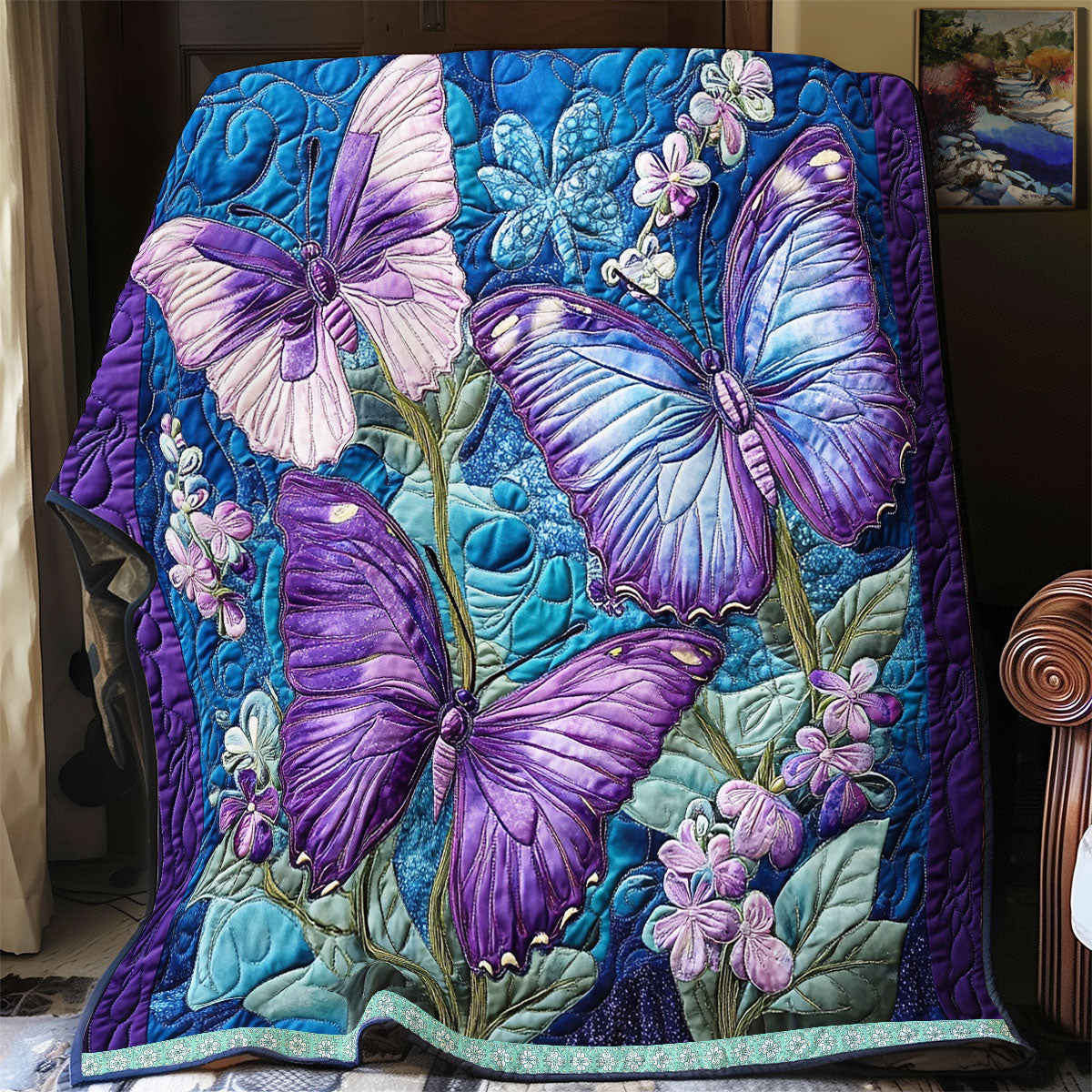 Dreamy Butterfly WX2012014CL Quilt