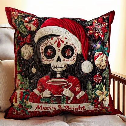 Santa Skull  WY1012014CL Quilt Pillow Case