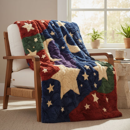 Star Galaxy WJ2701004CL Faux Fur Throw Blanket