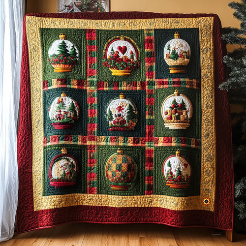 Christmas Snow Globe WY2810041CL Quilt