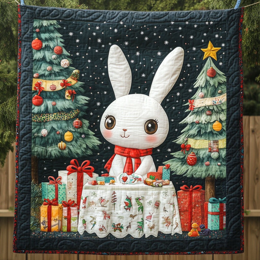 Rabbit Christmas WT2610026CL Quilt