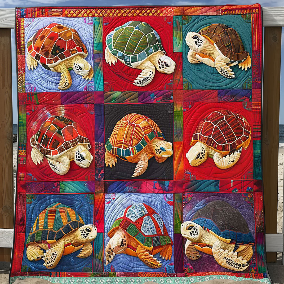 Hawaiian Turtle WP3008017CL Quilt