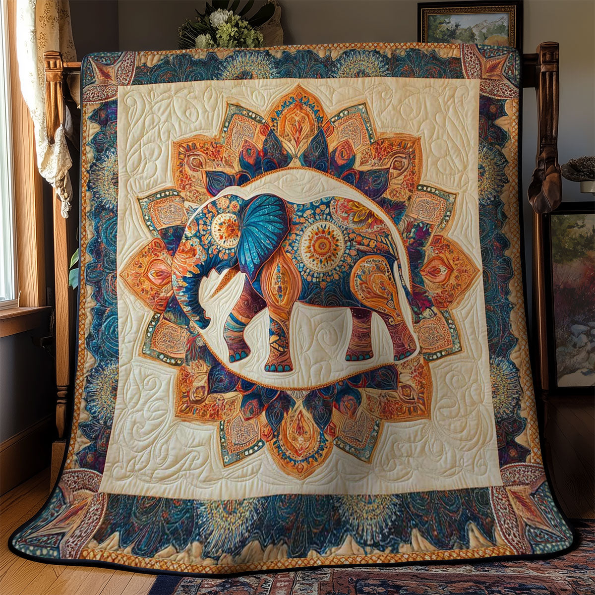 Cultural Elephant WN2201036CL Quilt