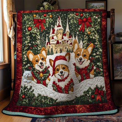 Corgi Holiday Smile WN0310019CL Quilt