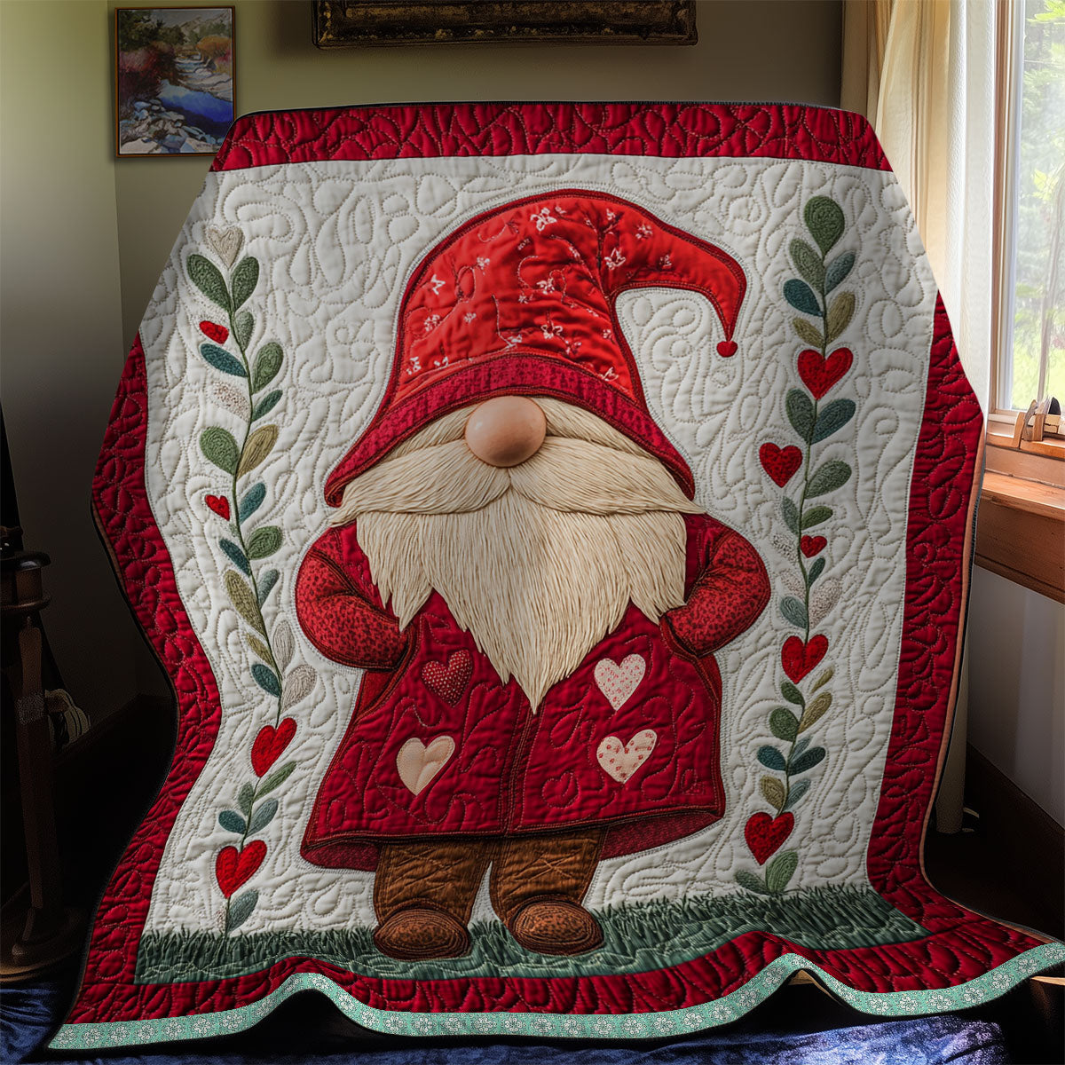 Gnome Cute WX0412026CL Quilt